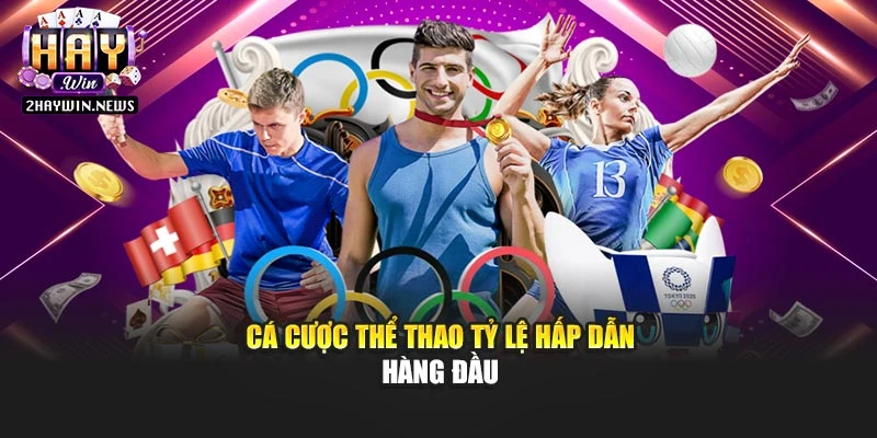 Cá cược thể thao tỷ lệ hấp dẫn hàng đầu